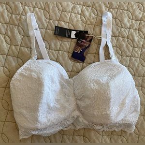 Cosabella Mommie maternity/nursing bralette, XL, white